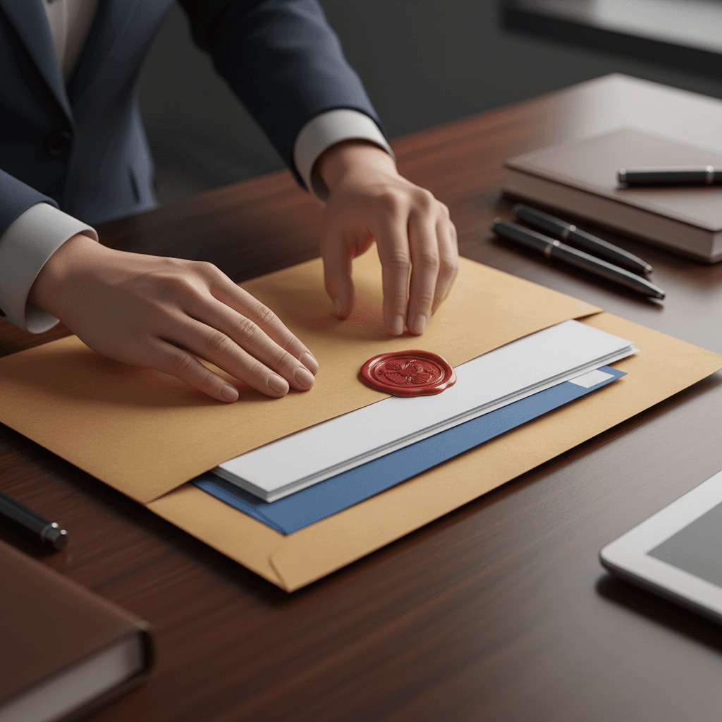 Mailing notarized documents